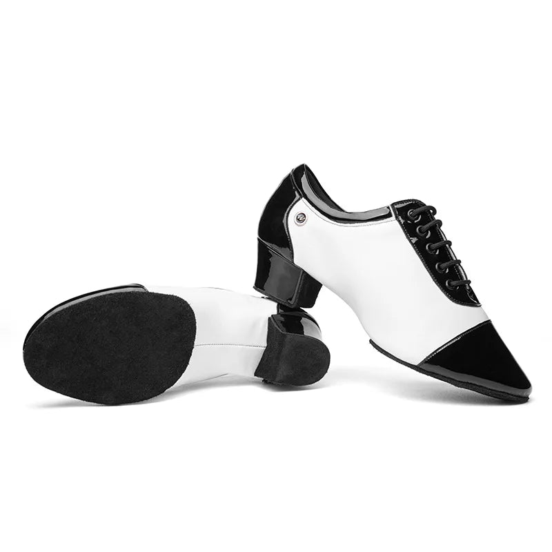 Sapato Masculino de Dança de Salão – Preto e Bicolor - Becker Conect