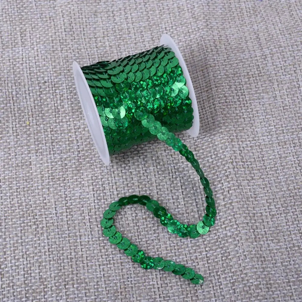 Galões coloridas Trims, solto brilhante Paillettes redondos