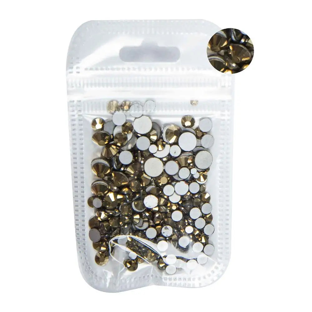 Pacotes com 350pcs de Strass Cristal
