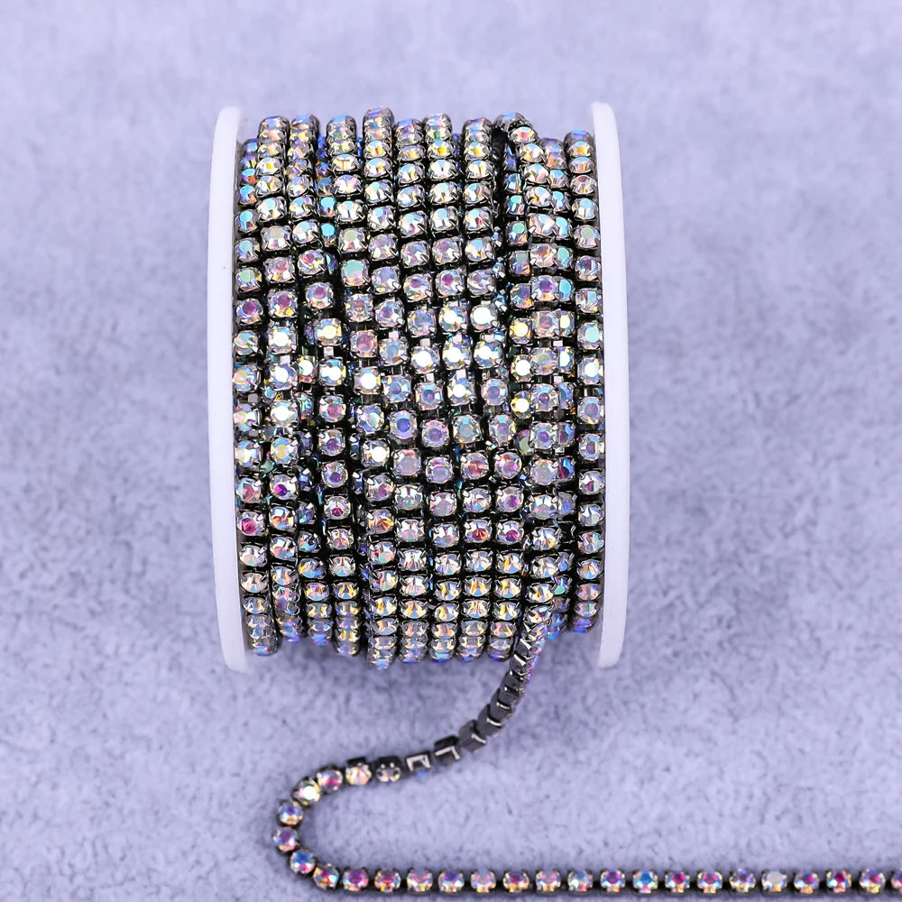 Strass Guarnição Pedra Ouro Diamante Strass