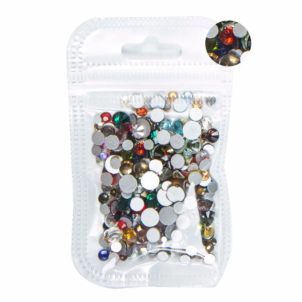 Pacotes com 350pcs de Strass Cristal